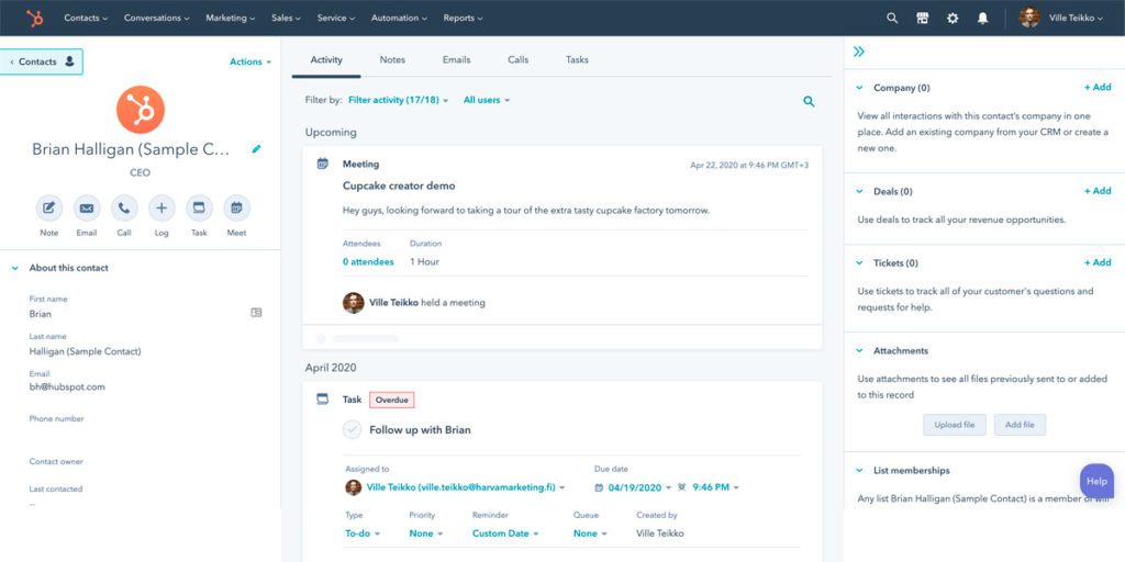 HubSpot CRM